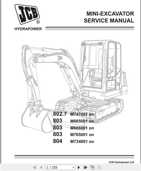 jcb 804 construction equipment manual